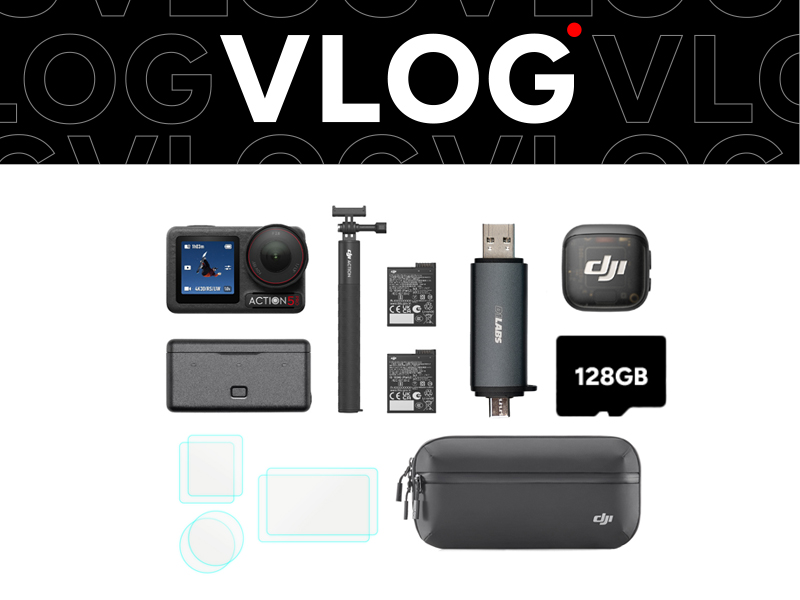 Osmo Action 5 Pro Vlog Bundle (DJI Mic 3)